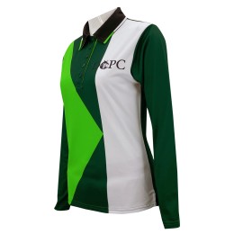 訂製長袖滌綸Polo衫    設計3色撞色Polo   撞色扁機邊色領  印花logo  下擺衫側開衩  澳洲  馬術行業    小马俱乐部   P1357 訂製長袖滌綸Polo衫    設計3色撞色Polo   撞色扁機邊色領  印花logo  下擺衫側開衩  澳洲  馬術行業    小马俱乐部   P1357